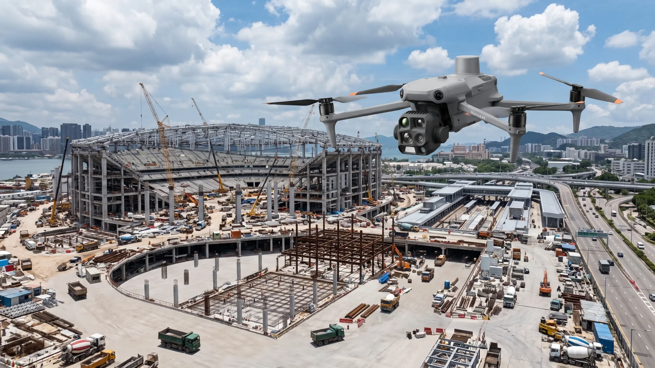 O Papel da Fotogrametria com Drones no Acompanhamento de Obras de Grande Porte